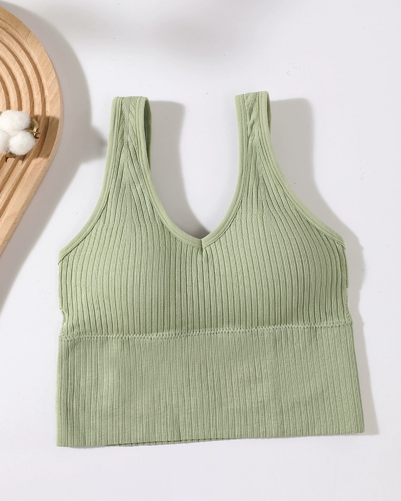 Women's Wireless Backless Longline Bra