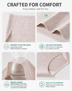 4-Pack Pure Cotton eamless Antibacterial Crotch Breathable Briefs