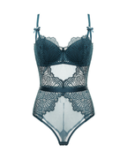 Sexy Lace Sheer Shaping Bodysuit