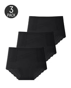 3-Pack High Waist Crossover Tummy Control Seamless Shaping Panties