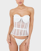 Floralshe®Sleek Mesh Supportive Push-Up Corset
