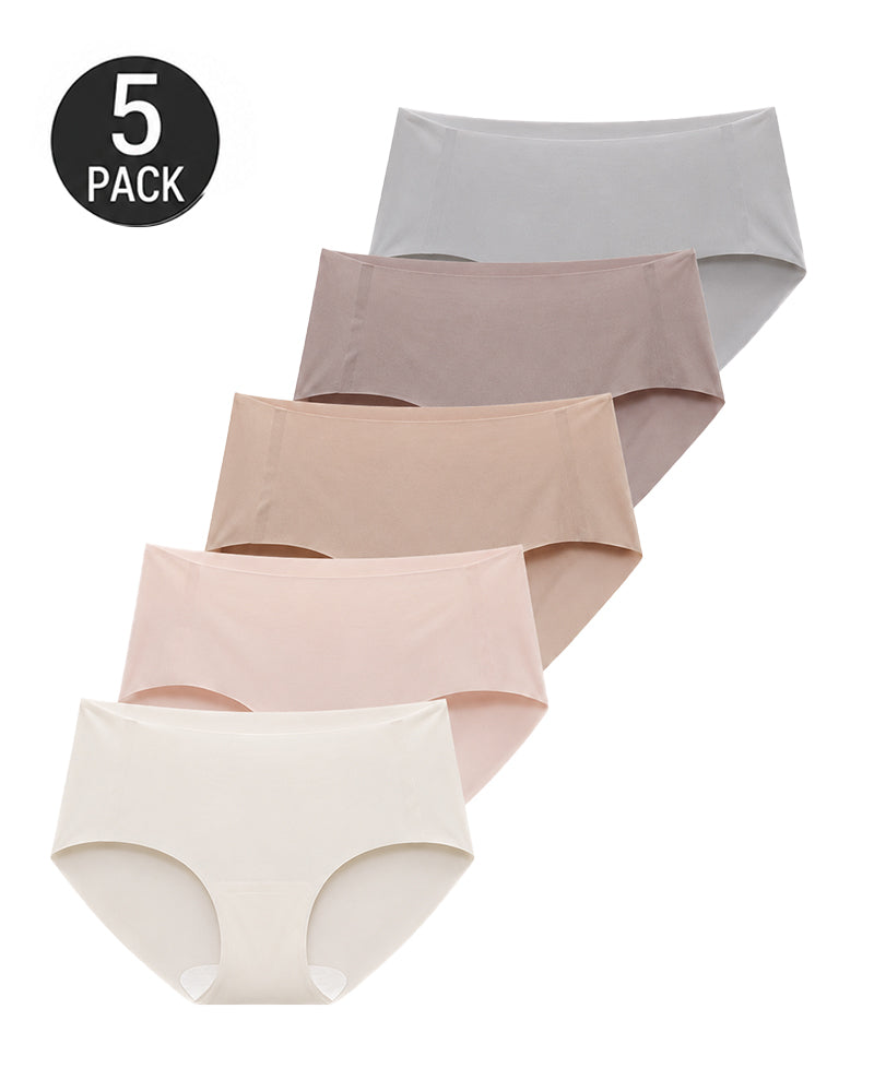 Multi-Pack Seamless Ice Silk High-Elasticity Breathable Briefs