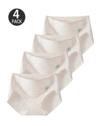4-Pack Pure Cotton eamless Antibacterial Crotch Breathable Briefs