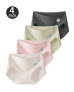 4-Pack Pure Cotton eamless Antibacterial Crotch Breathable Briefs