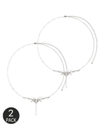 2-Packs Sexy Delicate Chain Rhinestone Totem Waist Chain