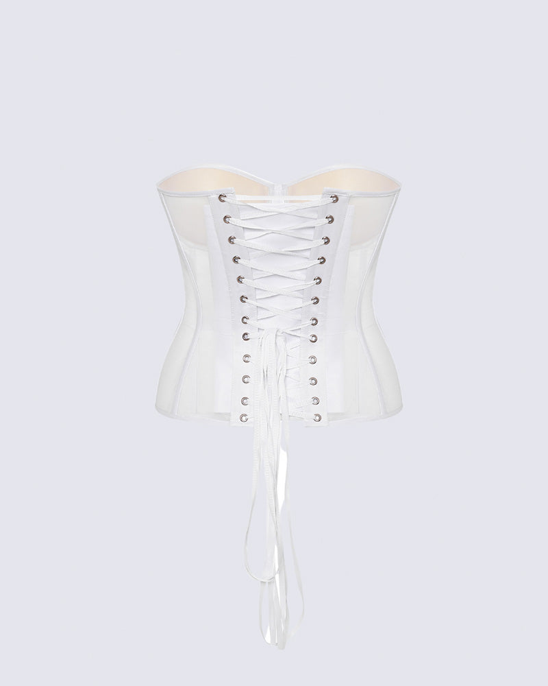 Floralshe®Sleek Mesh Supportive Push-Up Corset