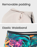 Stylish High Waist Floral Print Bikini Set