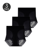 3-Pack High Waist Breathable Seamless Panties