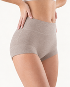 3-Pack Pure Cotton High Waist Tummy Control Antibacterial Elastic Boxer Briefs