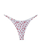 Double-Layer String Cotton T-Back Thong