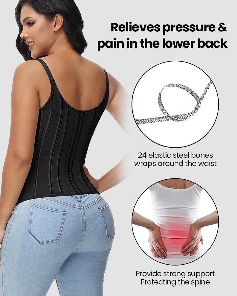 Floralshe®Push-Up Sculpting Corset Vest Shapewear