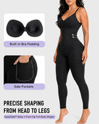 Front Zipper Seamless Tummy Control Easy-to-Wear Full Body Shaper