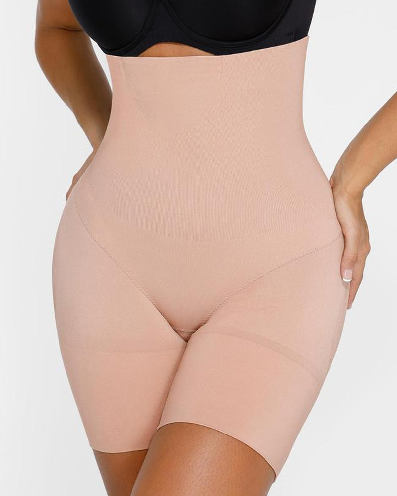 Women's Tummy Control High Waist Plus Size Compression Breathable Shaping Shorts