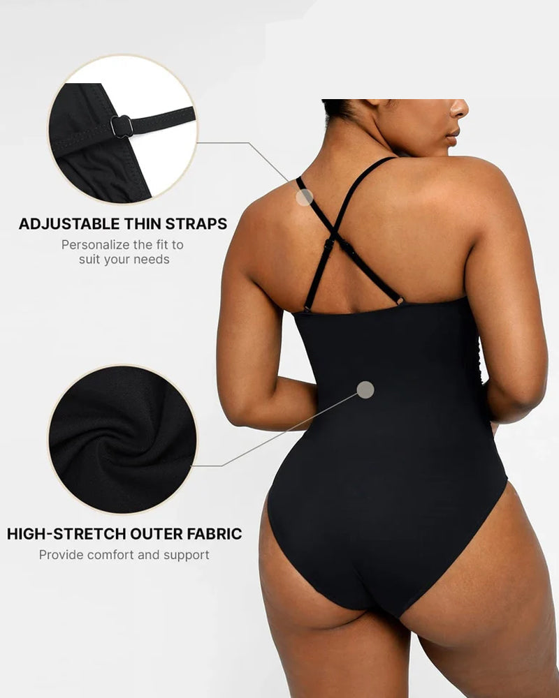 Women's Beach Vacation Solid Color U-Ring Cut Out Shaping Shape One-piece Swimsuit