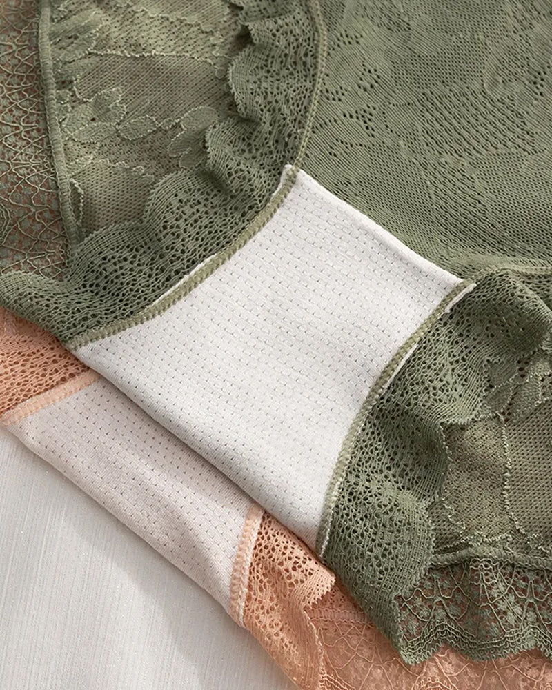 Women's Sexy Comfortable Lace Jacquard Seamless Breathable Panties