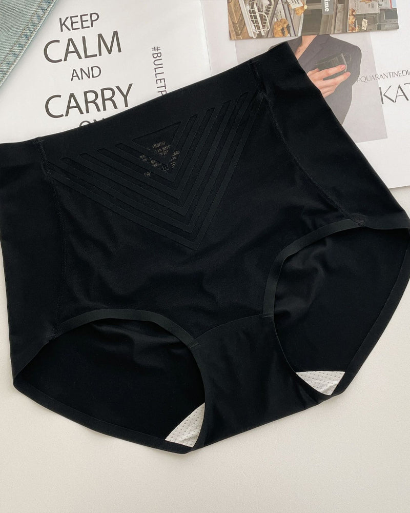 Cool Ice Silk Quick-Drying Tummy Lifting Seamless Breathable Underwear