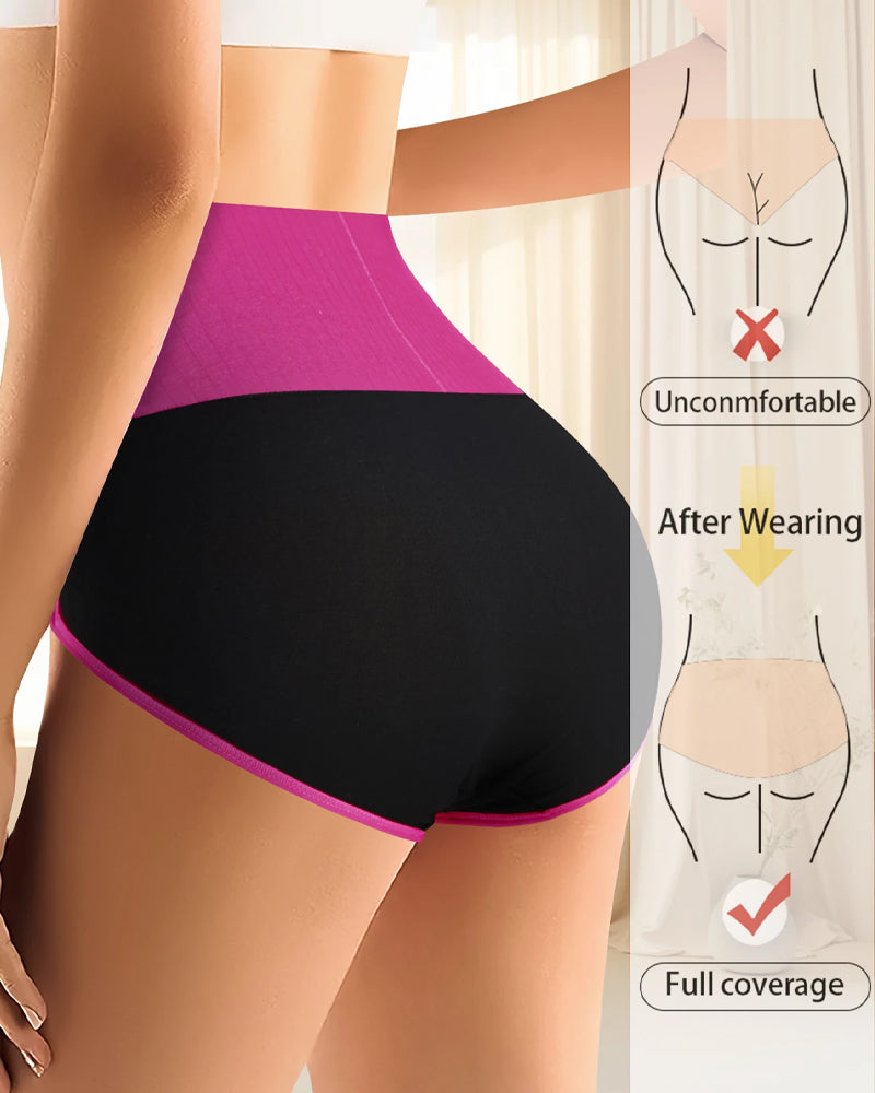 Women's Seamless High Waist Comfortable Soft Elastic Breathable Panties
