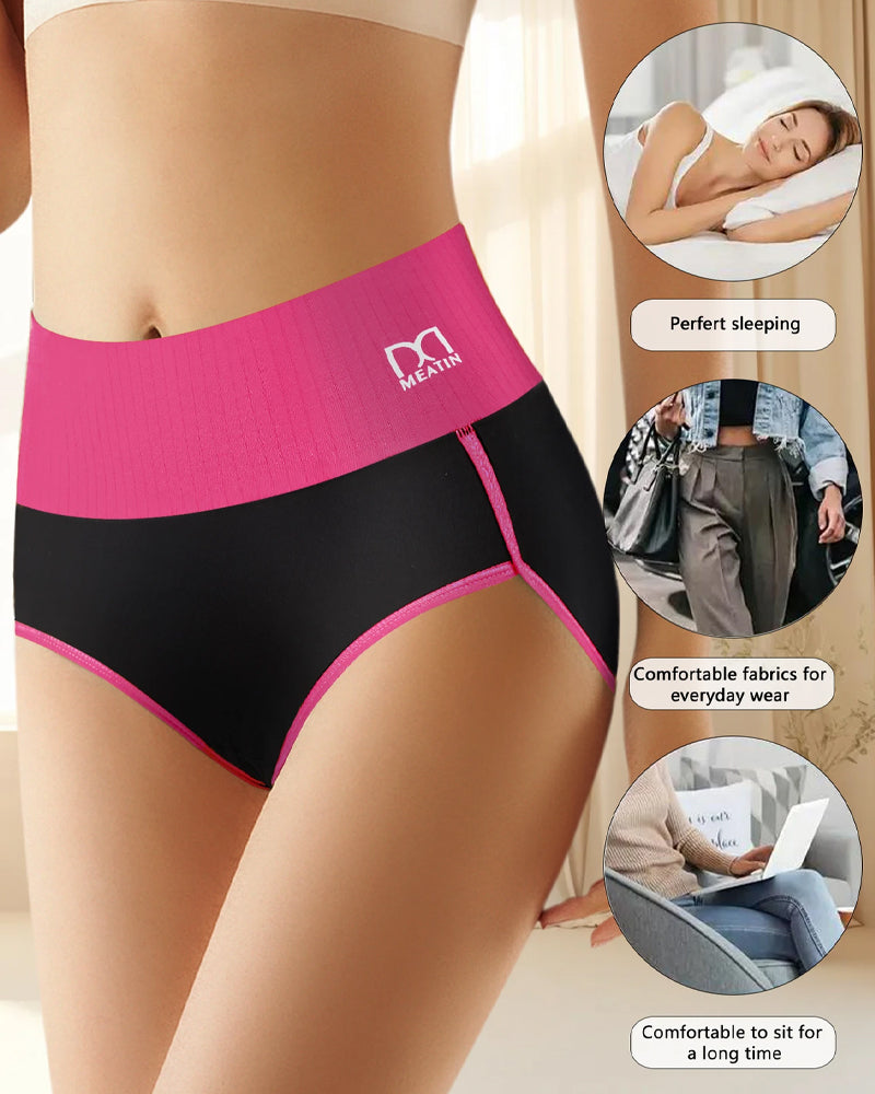 Women's Seamless High Waist Comfortable Soft Elastic Breathable Panties