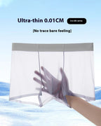 Men's Ice Silk Sexy Comfortable Thin Seamless Breathable Underwear