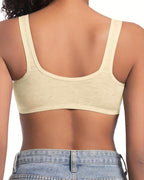 3-Pack Seamless Adjustable Front-Clasp Wireless Push-Up Bras