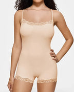 Women's Spaghetti Strap Lace Seamless Sexy Jumpsuit