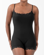 Women's Spaghetti Strap Lace Seamless Sexy Jumpsuit