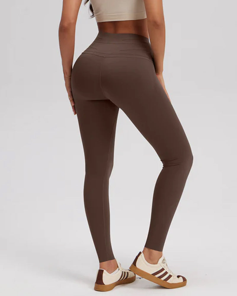 Women's Seamless Tummy Control Butt Lifting Stretch Yoga Leggings