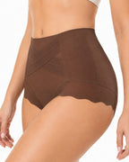 3-Pack High Waist Crossover Tummy Control Seamless Shaping Panties