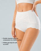 3-Pack High Waist Crossover Tummy Control Seamless Shaping Panties
