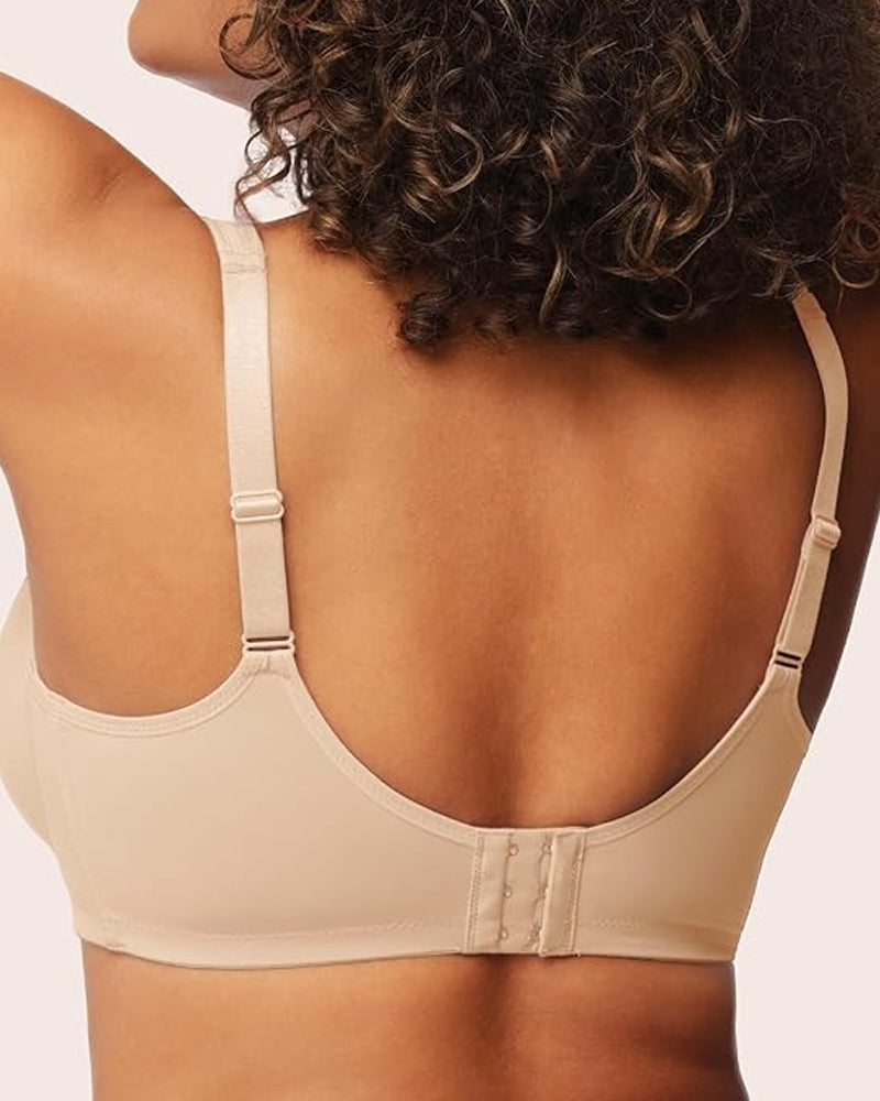 Women's Smooth Unlined Mesh Plus Size Underwire Bra