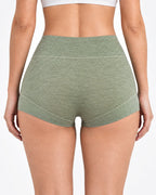 3-Pack Pure Cotton High Waist Tummy Control Antibacterial Elastic Boxer Briefs
