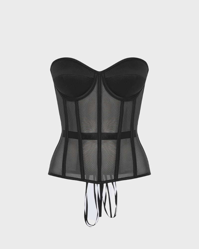 Floralshe®Sleek Mesh Supportive Push-Up Corset