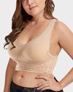 Floralshe® Breathable Comfort Push Up Lace Bra