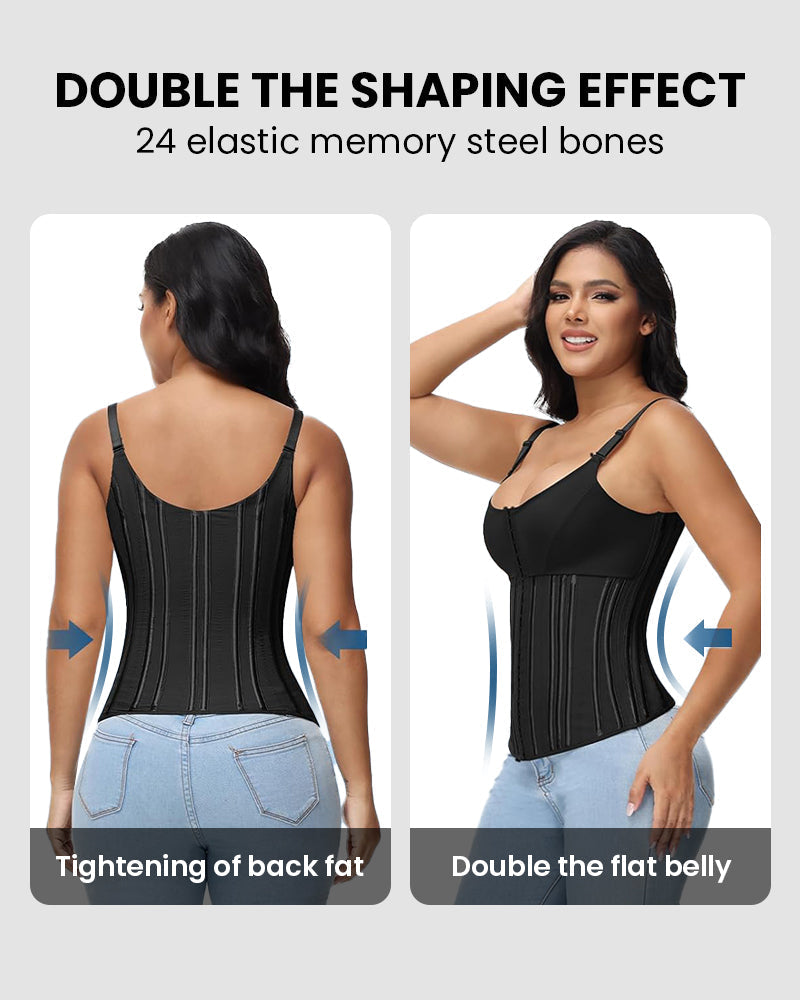 Floralshe®Push-Up Sculpting Corset Vest Shapewear