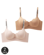 2-Pack Seamless Lightweight Lift Bras