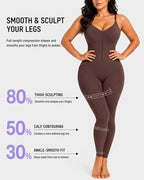 Front Zipper Seamless Tummy Control Easy-to-Wear Full Body Shaper