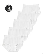 5-Pack Cotton Antibacterial Breathable Comfortable Panties
