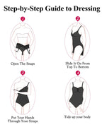 Deep V Seamless Elastic Tummy Control Shaping Bodysuit