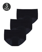 Multiple-Pack High Waist Pure Cotton Seamless Menstrual Panties