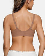 Scalloped Wireless Bras with  Mesh