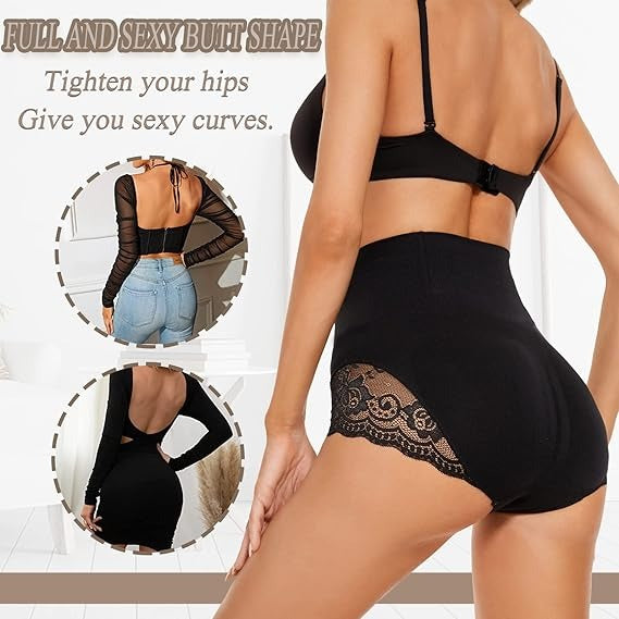 Floralshe® Lace-Trim Shaping Brief Panty