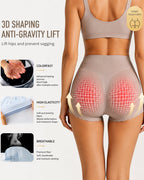 3-Pack High Waist Breathable Seamless Panties