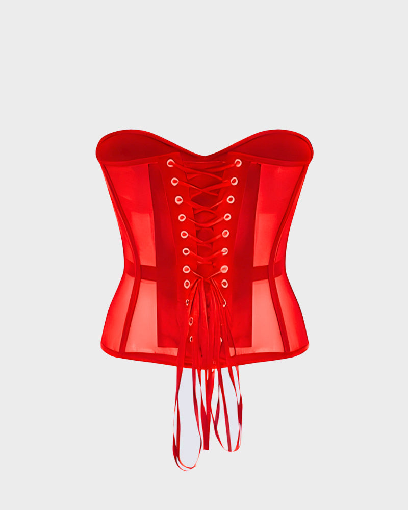 Floralshe®Sleek Mesh Supportive Push-Up Corset