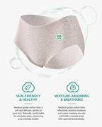 4-Pack Pure Cotton eamless Antibacterial Crotch Breathable Briefs