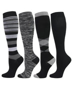 4 Pairs High-Elastic Breathable Sports Calf Compression Socks