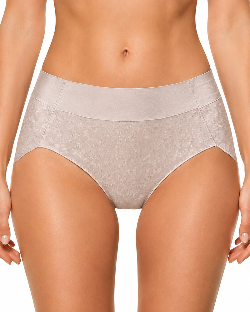 5-Pack Pure Cotton Jacquard High-Slit Stretch Briefs