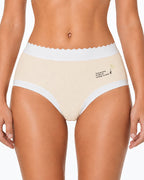 6-Pack Seamless Mid-Waist Cotton Antibacterial Panties