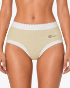 6-Pack Seamless Mid-Waist Cotton Antibacterial Panties