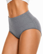 Multiple-Pack High Waist Pure Cotton Seamless Menstrual Panties