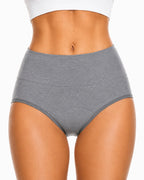 Multiple-Pack High Waist Pure Cotton Seamless Menstrual Panties